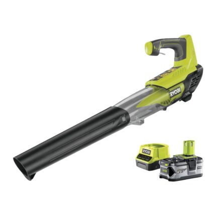 Souffleur de feuilles à batterie RYOBI RBL18JB40F 18V Turbo Jet - Avec chargeur et batterie