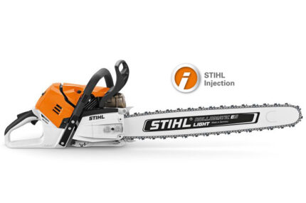 Tronçonneuse thermique Stihl MS 500 i,guide rollo ES LIGHT 50 cm - 3/8 " RM, 79,2cm2, 5kw.